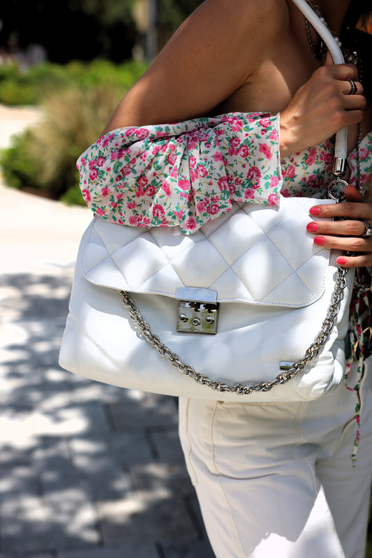 Puffy Bag Large White