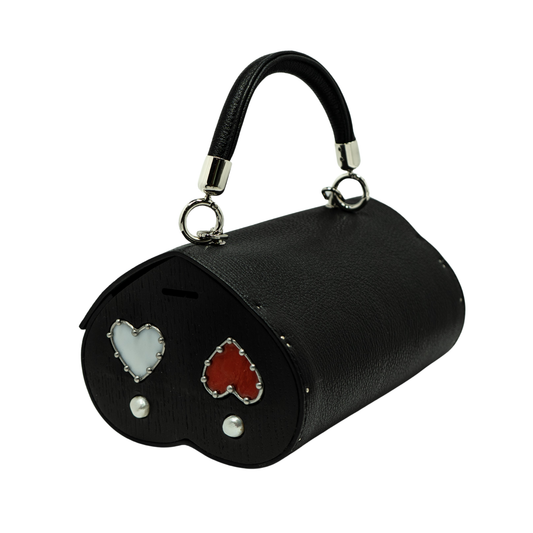 Amore bag. Black leather