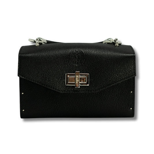 Naomi bag. Black leather with black Heart