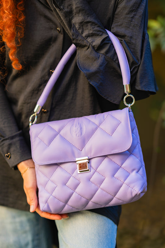 Lavander Puffy Bag