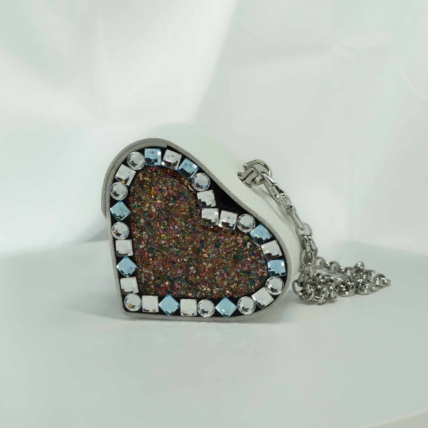 Heart mini white swarovsky