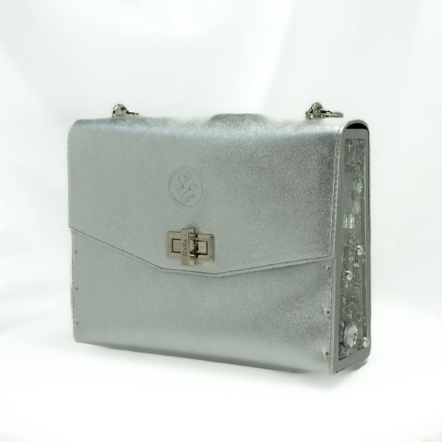 Rebeca Trungle Purse Silver