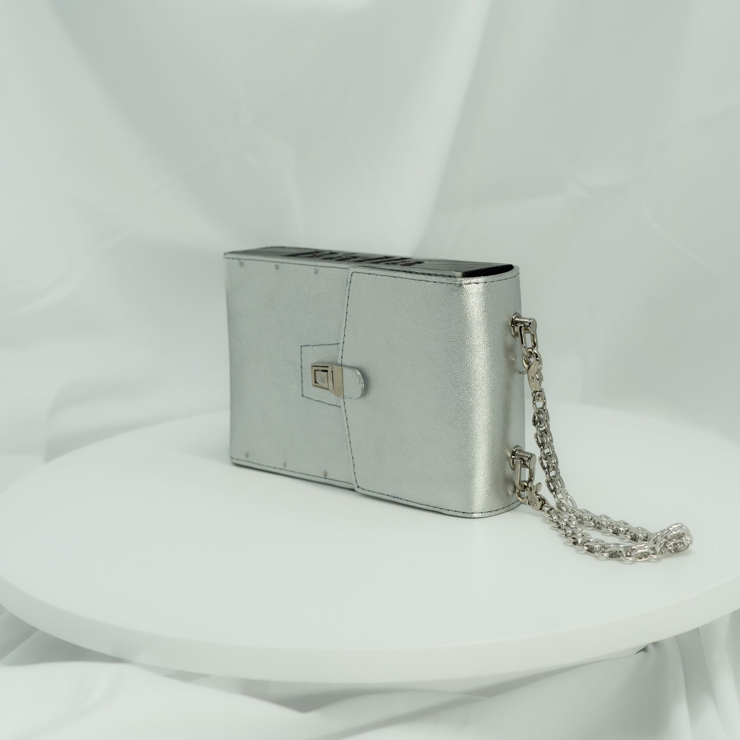 Wood Shinny Bag - Phone Case Silver