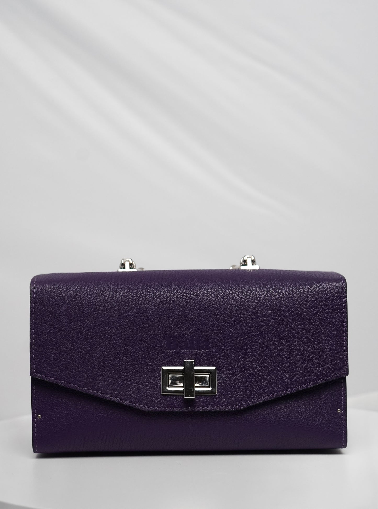 Naomi Leather and Wood Bag with Intricate Inlay