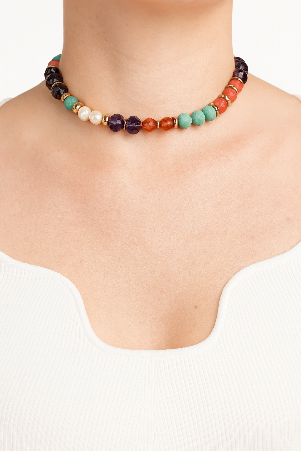 Maddy Color Mix Choker — Handcrafted Limited Edition