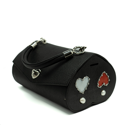 Amore bag. Black leather
