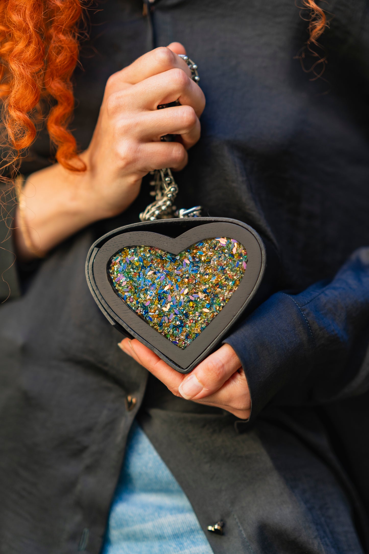 Black Heart Bag