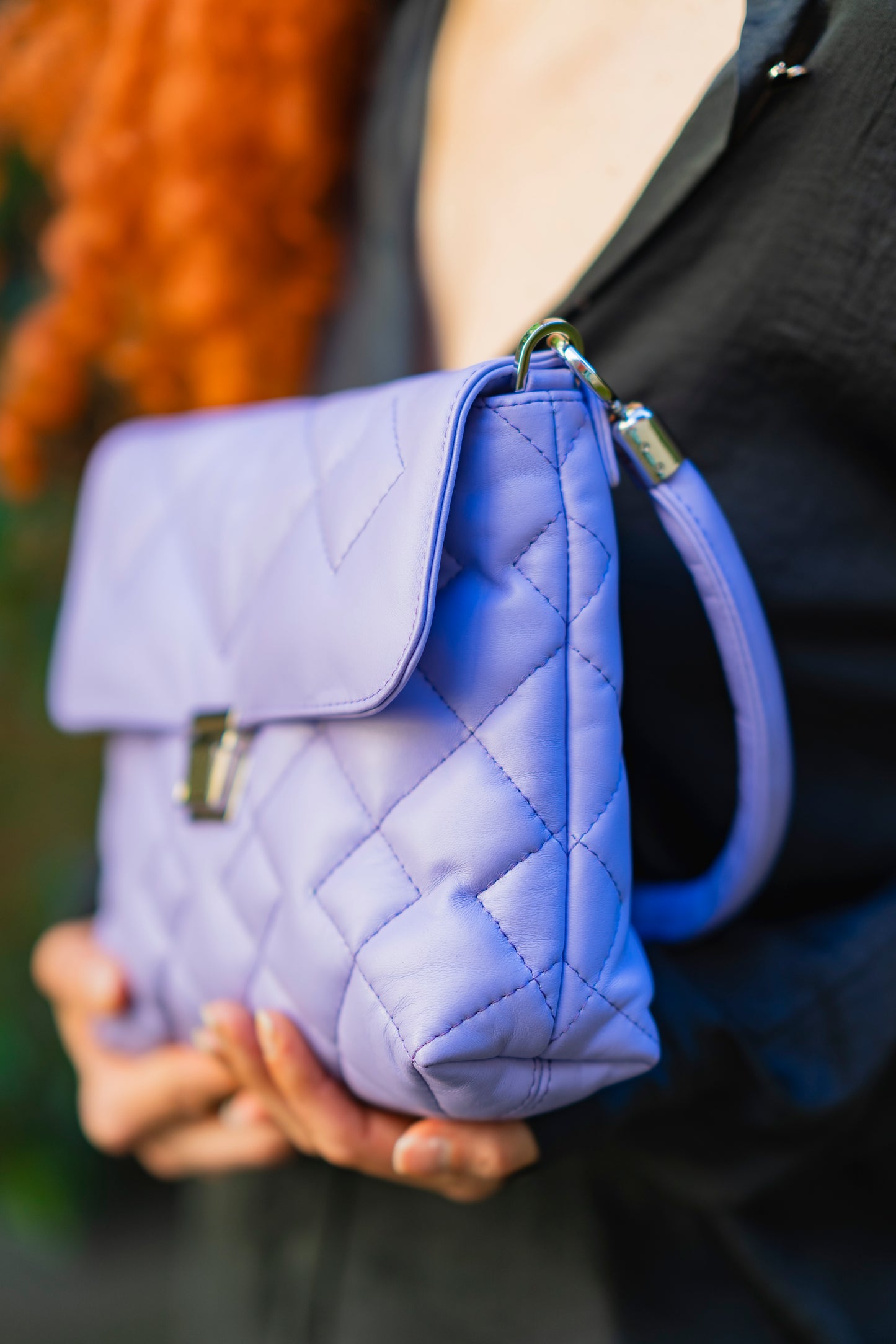 Lavander Puffy Bag
