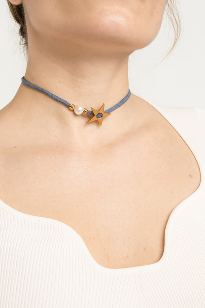 Starfish & Pearl Convertible Necklace / Bracelet — Handcrafted Limited Edition