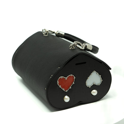 Amore bag. Black leather