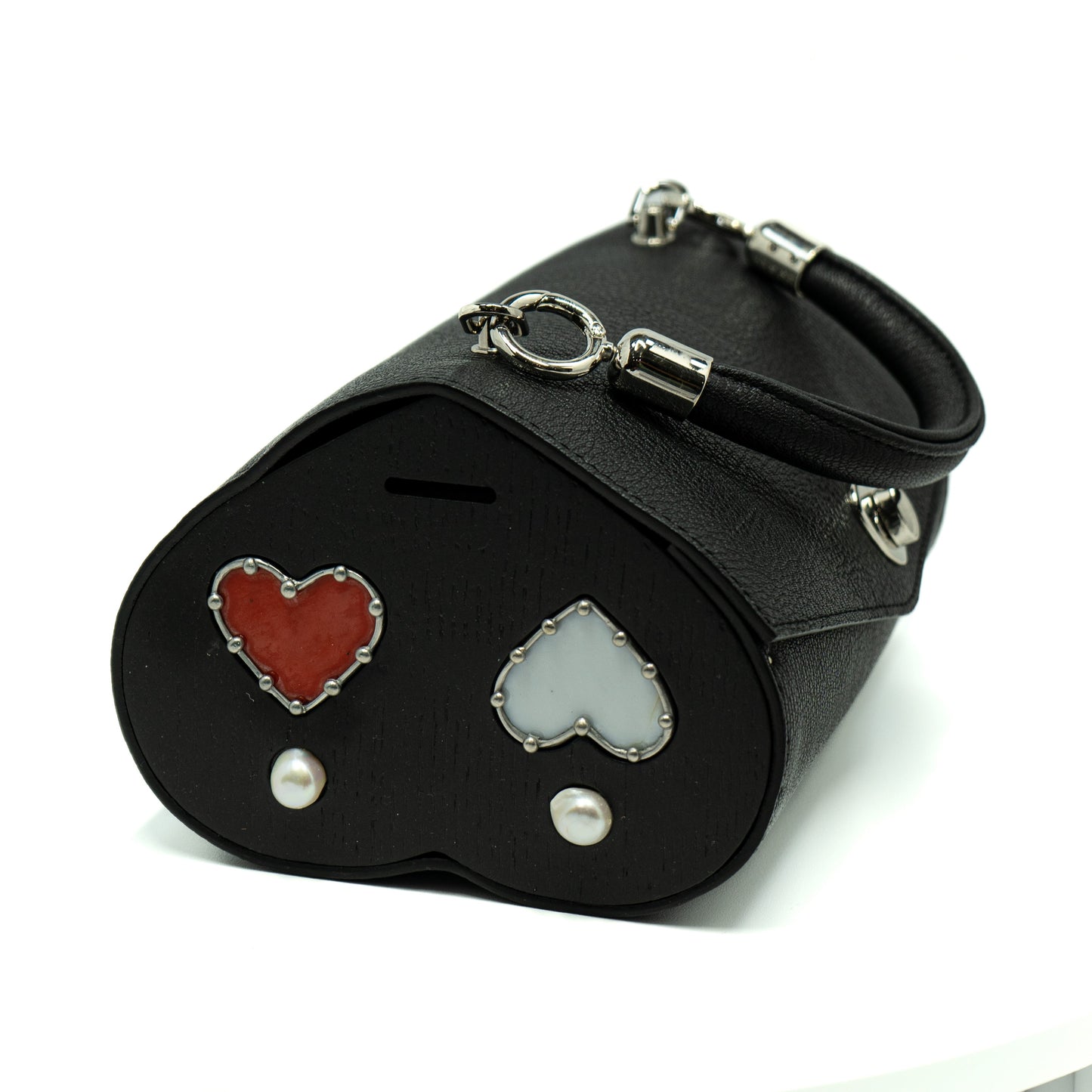 Amore bag. Black leather