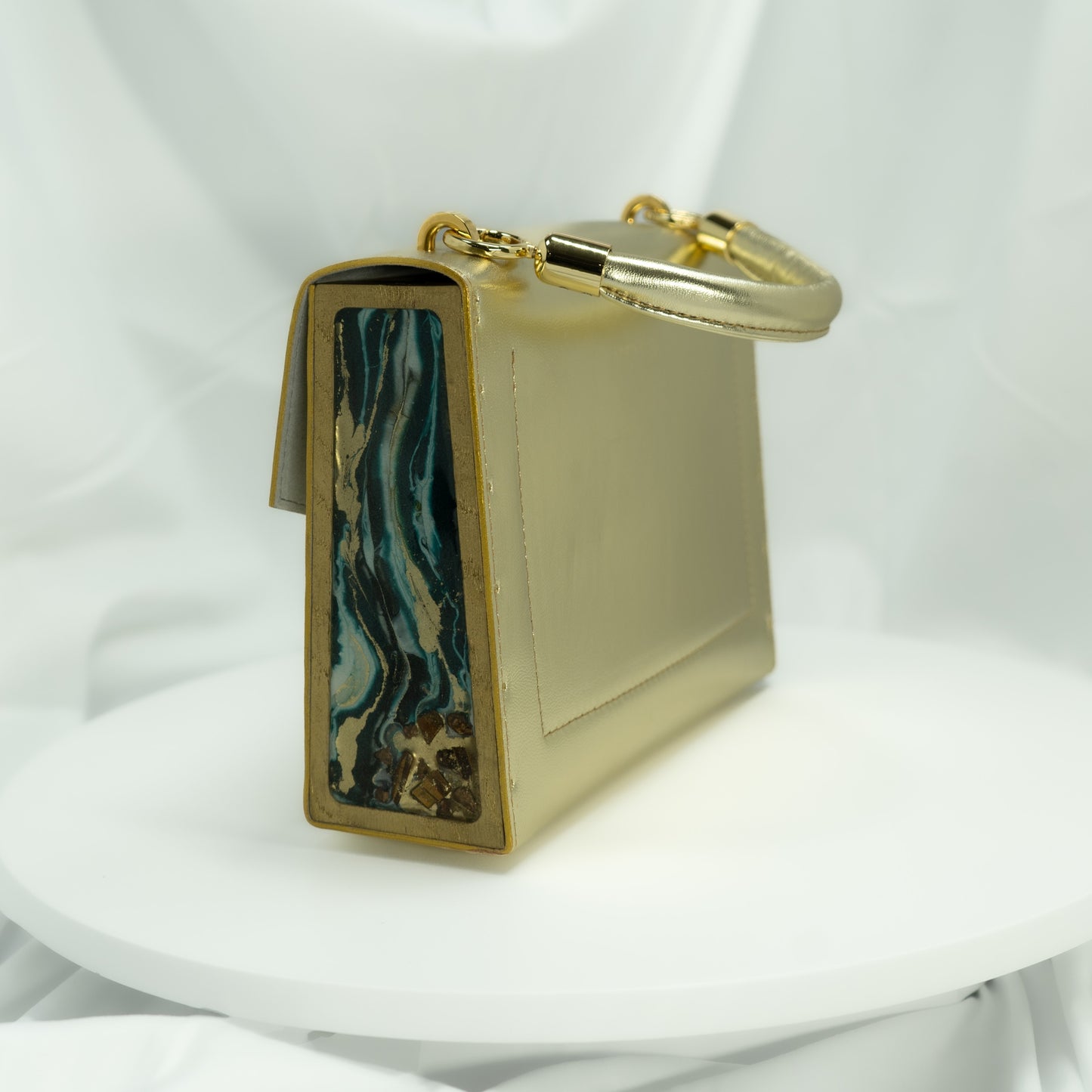 Rebeca Trungle Purse Gold