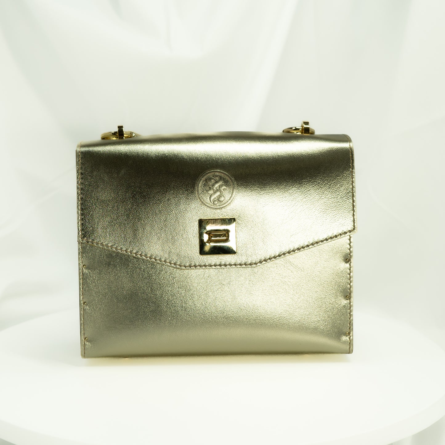 Rebeca Trungle Purse Gold