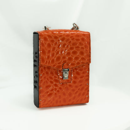 Wood Shinny Bag - Phone Case Orange