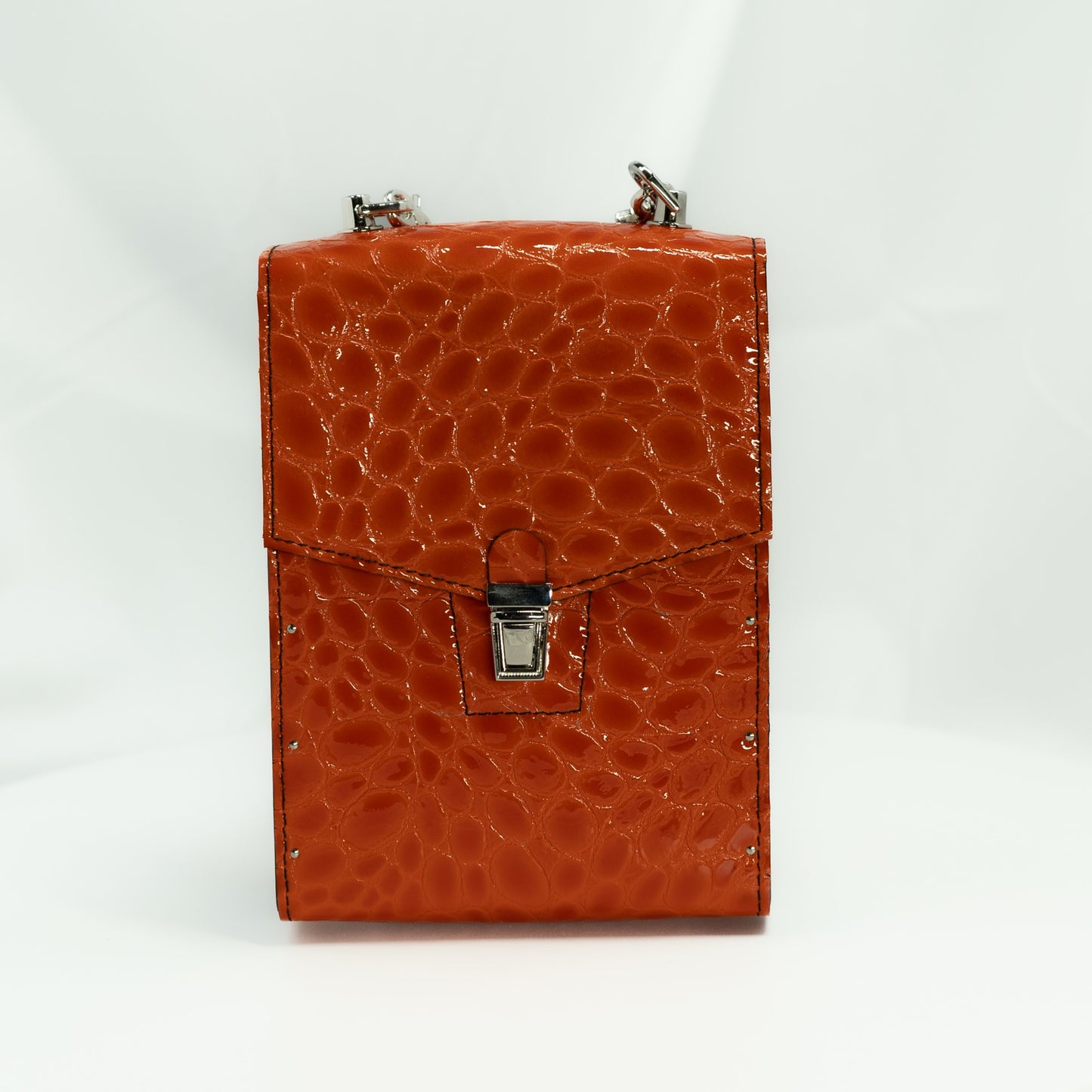 Wood Shinny Bag - Phone Case Orange