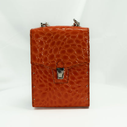 Wood Shinny Bag - Phone Case Orange