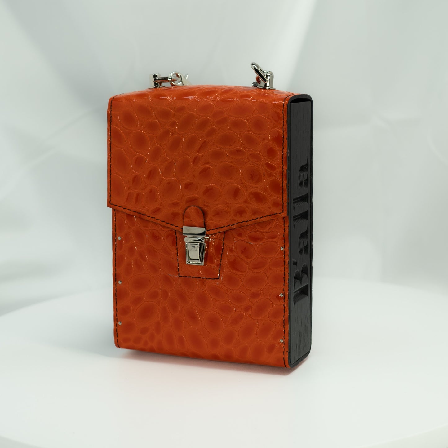 Wood Shinny Bag - Phone Case Orange