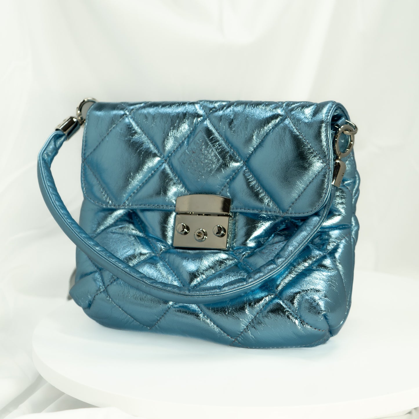 Puffy Midi Blue