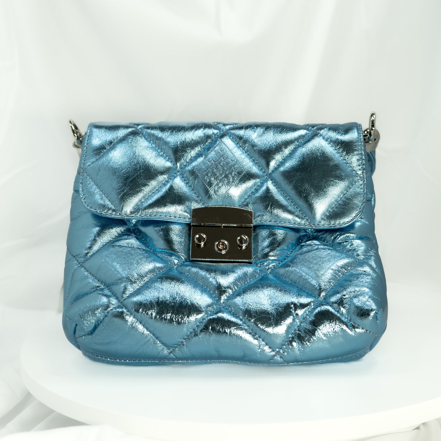 Puffy Midi Blue