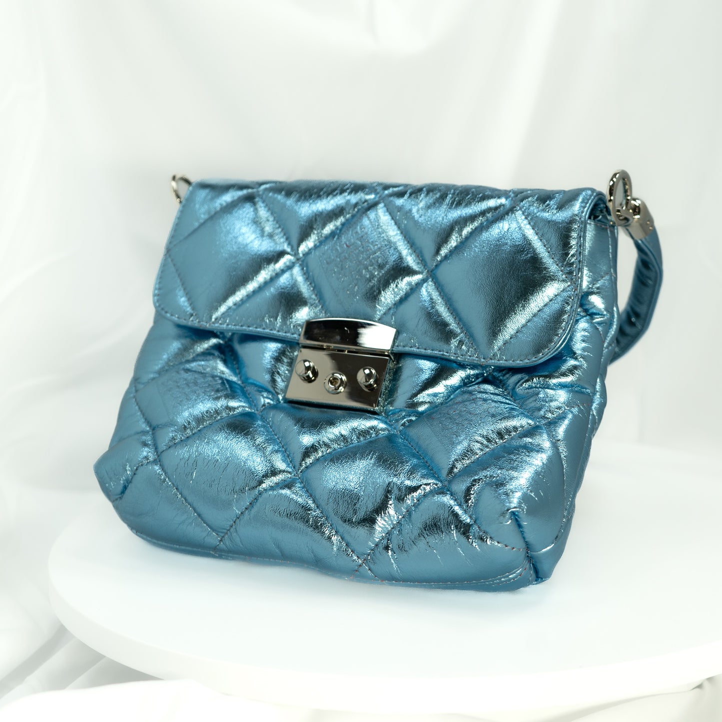 Puffy Midi Blue
