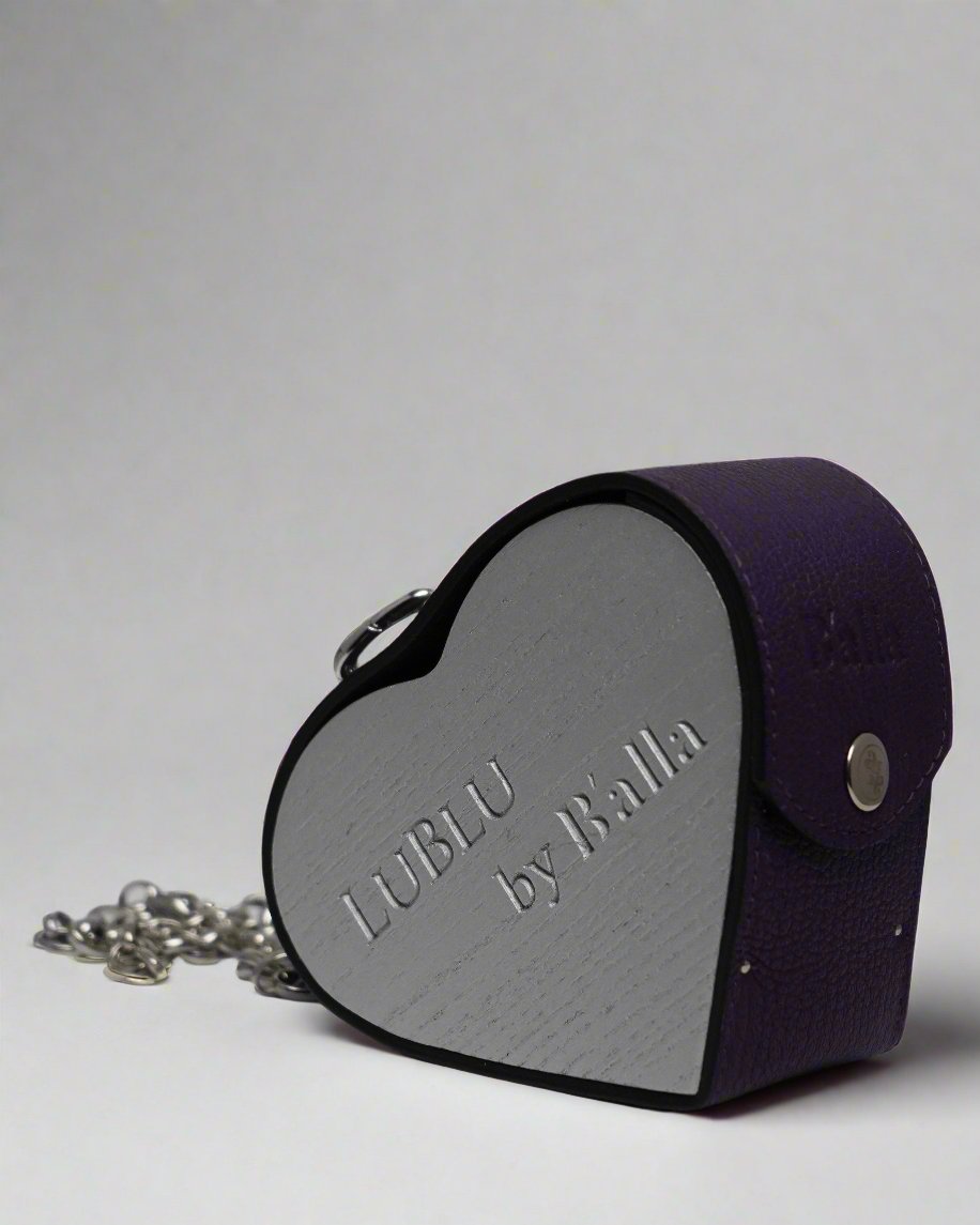 Violet Heart Bag