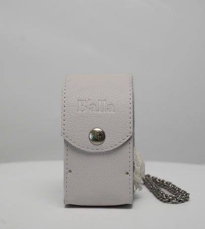 White Heart Bag with Flower